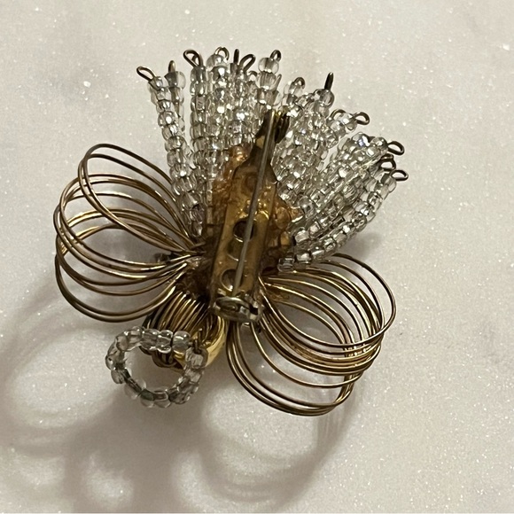 Vintage Handcrafted Wire Angel Brooch - Picture 9 of 13